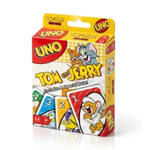 UNO Tom and Jerry Card Game for Kids, Family and Friends