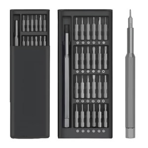 Screwdriver Set with Case, Small Flat head Magnetic Screwdriver