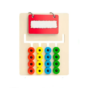 Kids Montessori Slide Puzzle Color & Pattern Matching Learning Toys