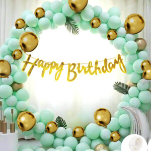 Mint Green Pastel Birthday decoration