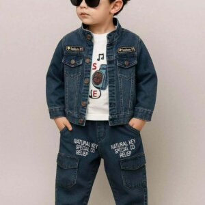 Boys Casual Jacket with Jeans Suit