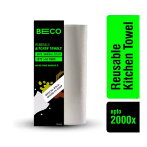 Eco-Friendly Reusable Kitchen Towel Roll - 20 Sheets