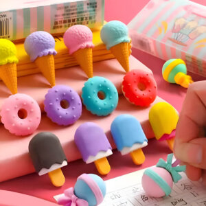 Cutest Donuts Ice Cream Cup Cake Erasers