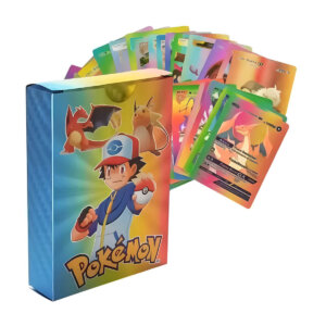 Premium Rainbow Pokemon Cards Game Collector’s Edition Deck for Kids – 55Pcs