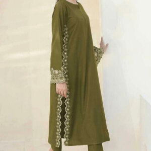 A Line Cotton Decent Floral Printed Straight Trendy Kurta