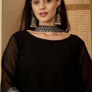 Designer Women’s Pure Cotton Kurta Plazzo Dupatta Set