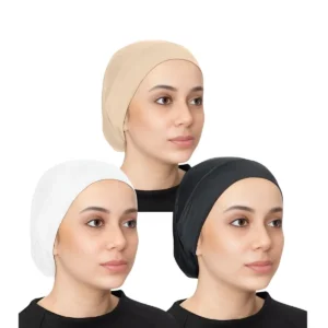 Under Cap Tube Head Scarf For Women Stretchable