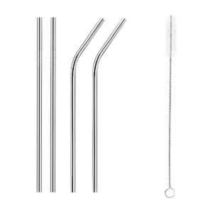 Stainless Steel Straws for Drinking Smoothie and Drinks