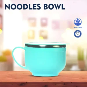 Maggie & Soup Bowl With LID, Fork & Spoon